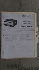 Hitachi cs-11501c service manual original repair book stereo 8 track deck player