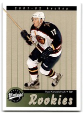 2001-02 Upper Deck Vintage Ilya Kovalchuk Rookie Atlanta Thrashers #275