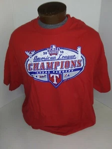 TEXAS RANGERS 2010 WORLD SERIES AL CHAMPS 2XL - Bild 1 von 2