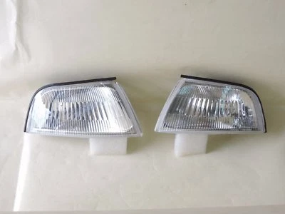 Mitsubishi Lancer Mirage Crystal Corner Lights Lamps 1998 99 2000 E-MARK EVO - Image 1 of 4