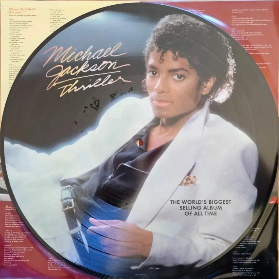 Michael Jackson Thriller 2018 LP Album picture disc vinyl record reissue soul - Image 1 of 4