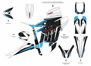 Graphics , Sticker Kit Decals Sting Vinyl Wrap MX Motorcross Talaria Sting R Sku - Picture 1 of 10