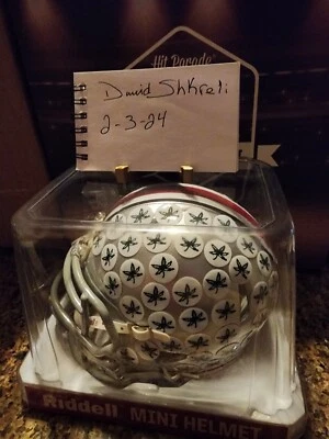 Mini Casco Troy Smith Velocidad Inscrito Heisman 06 Inscrito Orgullo Pegatinas... Foto 1 de 3