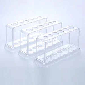 Clear Test Tube Holder 6 Holes Test Tube Stand Durable Burette Support - Picture 1 of 12