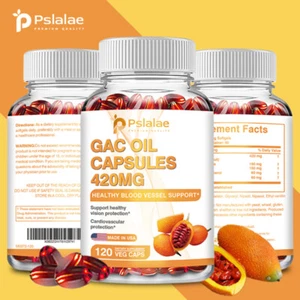 Olio Gac 420mg - Beta Carotene, Licopene,Alfa Tocoferolo,DHA -Salute Della Vista - Bild 1 von 11