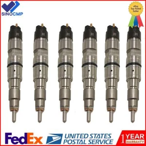 6Pcs New Fuel Injector 0445120376 400903-00104 for Bosch Doosan Diesel Engine - Foto 1 di 4