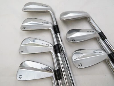 New RH TaylorMade P-7MB Forged Iron Set 4-PW KBS Tour Stiff Steel Shafts S - Image 1 of 4