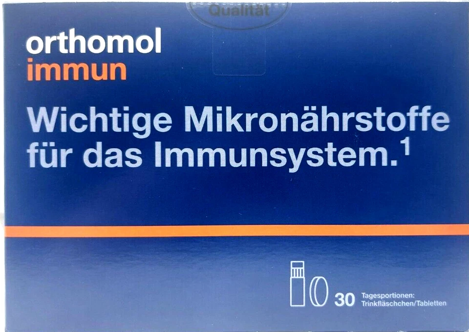 ORTHOMol immun 30 Trinkfläschchen für 30 Tage PZN 01319991 MHD 07/2026