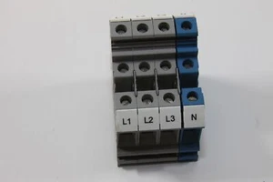 BOLSA DE BLOQUES DE TERMINAL DOBLE PHOENIX CONTACT UK-10-TWIN DE 3 GRISES 1 AZUL - Imagen 1 de 5