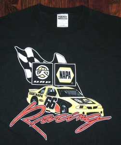 Camiseta De Colección Años 90 Robin Buck 66 UAP NAPA Carreras Bandera A Cuadros Coches Talla XL - Imagen 1 de 6