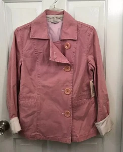 Guess Jacket Stretch Hobby Herringbone Swing Jacket Womens Pink Sz M NWT - Picture 1 of 6