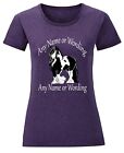 personalised horse riding woman's t-shirt heavy horse vanner gypsy cob, cob 