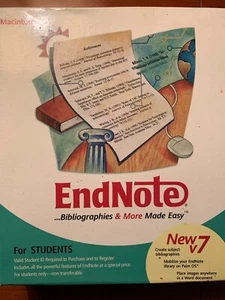 EndNote for Students For Mac Version 5.0.2 - Zdjęcie 1 z 10