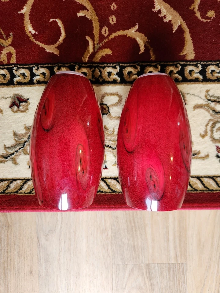 Access Lighting 23111-RUSKY Merlot-Glass Pendant Shades-3.5" Wide x 8"- SET OF 2 - Image 1 of 1