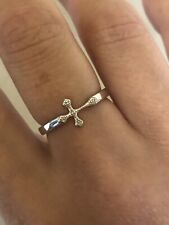Genuine 925 Sterling Silver Cross Ring All Sizes UK