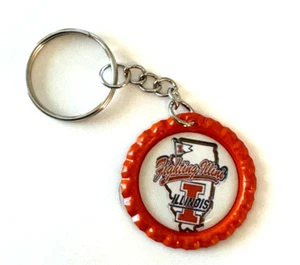 Schöner von Illinois Fighting Illini inspirierter Schlüsselanhänger. - Bild 1 von 1