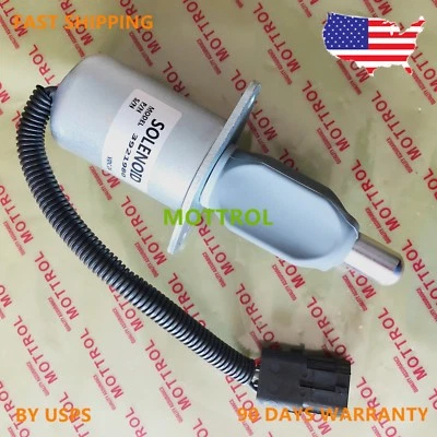 24V Shutoff Solenoid for Cummins 6C 6CT ISC PAI 180213 3921980 3915501 3918345 - Image 1 of 4