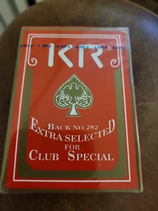 KR Back Nº 282 Extra Seleccionado Para Club Especial Tarjetas Poker Tamaño NUEVO - Imagen 1 de 4