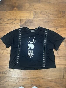 Black Craft Create Your Own Future Cult Logo Silver Details Tshirt 2X - Picture 1 of 3
