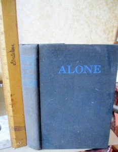 ALONE,1938,Richard E. Byrd,1st Edition,Illustrated - Bild 1 von 4