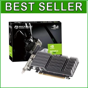 Passive Cooling Low Profile GPU: NVIDIA GeForce GT 710 with HDMI & VGA Support - Picture 1 of 11