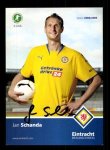Jan Schanda Autogrammkarte Eintracht Braunschweig 2008-09 Original +A 188440 - Picture 1 of 2