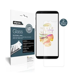 2x Screen Protector for OnePlus 5T matte Flexible Glass 9H dipos - Picture 1 of 9