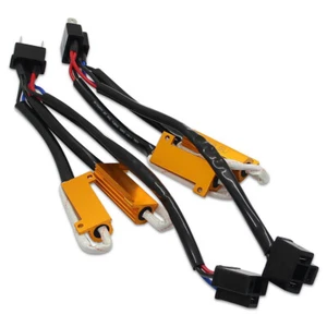 2PCS H13 9008 LED HID Dual-Relays Load Resistors H/L Beam - Imagen 1 de 6