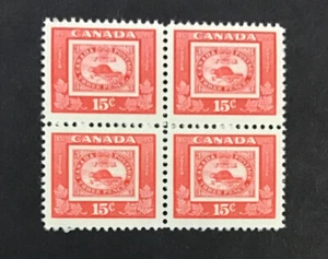 Canada 1951 VF-XF MNH Blk of 4 Sc#314. (W38) - Picture 1 of 2