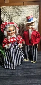 Sapone piatto nonna zio patriottico Sam 1776-1976 bottiglia arte popolare artigianale - Foto 1 di 17