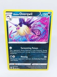 POKEMON CARD TCG HISUIAN OVERQWIL 090/189 NM/M ASTRAL RADIANCE SWORD & SHIELD - Picture 1 of 2