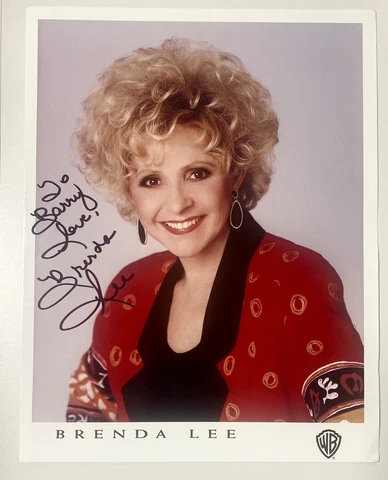Brenda Lee Signed Autograph Promo Photo Cover