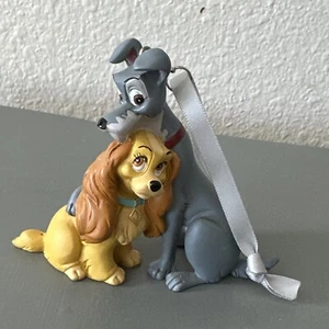 HTF Disney Parks Lady & The Tramp Christmas Ornament Figurine - Picture 1 of 6