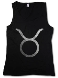 STERNZEICHEN STIER DAMEN TANK TOP Sternzeichen Astrologie Horoskop - Bild 1 von 1
