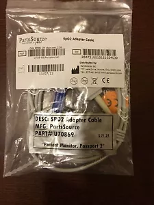 PARTS SOURCE SPO2 ADAPTER CABLE - Picture 1 of 2
