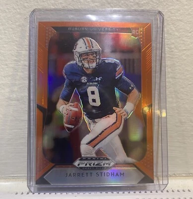 2019 Panini Prizm JARRETT STIDHAM ORANGE Denver BroncosAuburn #119 Rookie RC  - Image 1 of 2