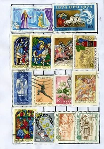 Lot Serie Sammlung Briefmarken Konvolut stamps UNGARN Magyar - Bild 1 von 1