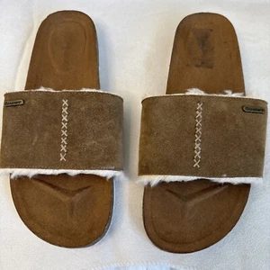 Shoe BearPaw Bettina Slipper Wildleder Sherpa Sandalen Damengröße 8 - Bild 1 von 9
