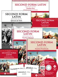 Memoria Press - Second Form Latin Set with DVD and Flashcards 2nd edition - Imagen 1 de 1