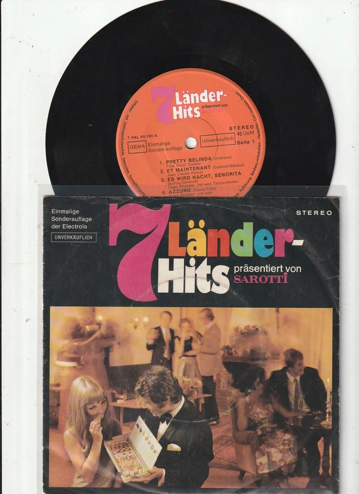 7"  Single  7 Länder Hits Präsentiert Von Sarotti - Bild 1 von 1