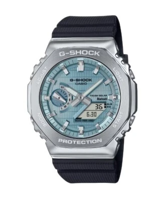 Casio G-Shock G-steel Tough Solar Bluetooth Blue Dial Watch GBM2100A-1A2 - Image 1 of 4