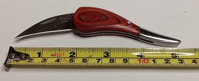 Faca de bolso de madeira Fury #20742 Raindrop Pakka - Imagem 1 de 4