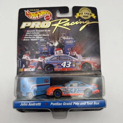 Pontiac Grand Prix 1998 Hot Wheels Pro Racing John Andretti #43 con caja de herramientas Foto 1 de 4
