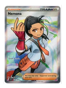 Nemona 229/091 - Ultra Rare Full Art Trainer SV: Paldean Fates AUS - Picture 1 of 2