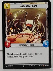 Assassin Probe - STAR WARS ILIMITADO Secrets of Power #263 casi nuevo - en caja - Imagen 1 de 5