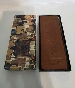 Vintage Rommé Canasta Brücke in Ledertasche Brandneu Versiegelt 2 Decks Redislip - Bild 1 von 10