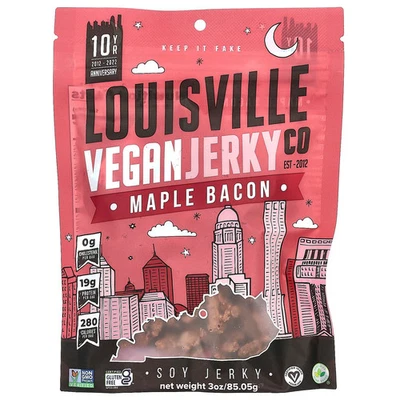Soy Jerky, Maple Bacon, 3 oz (85.05 g) - Image 1 of 2