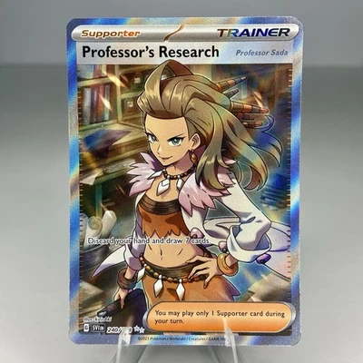Professor's Research 240/198 Sada Full Art SV01: Scarlet & Violet Base Set NM - Image 1 of 3