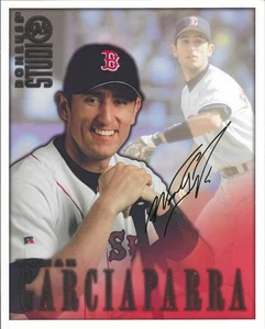 Boston Red Sox SS Nomar Garciaparra Autographed 1998 Donruss Studio W/JSA COA - Picture 1 of 3