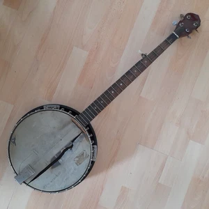 Vintage 5 string Banjo needs new skin - Picture 1 of 14